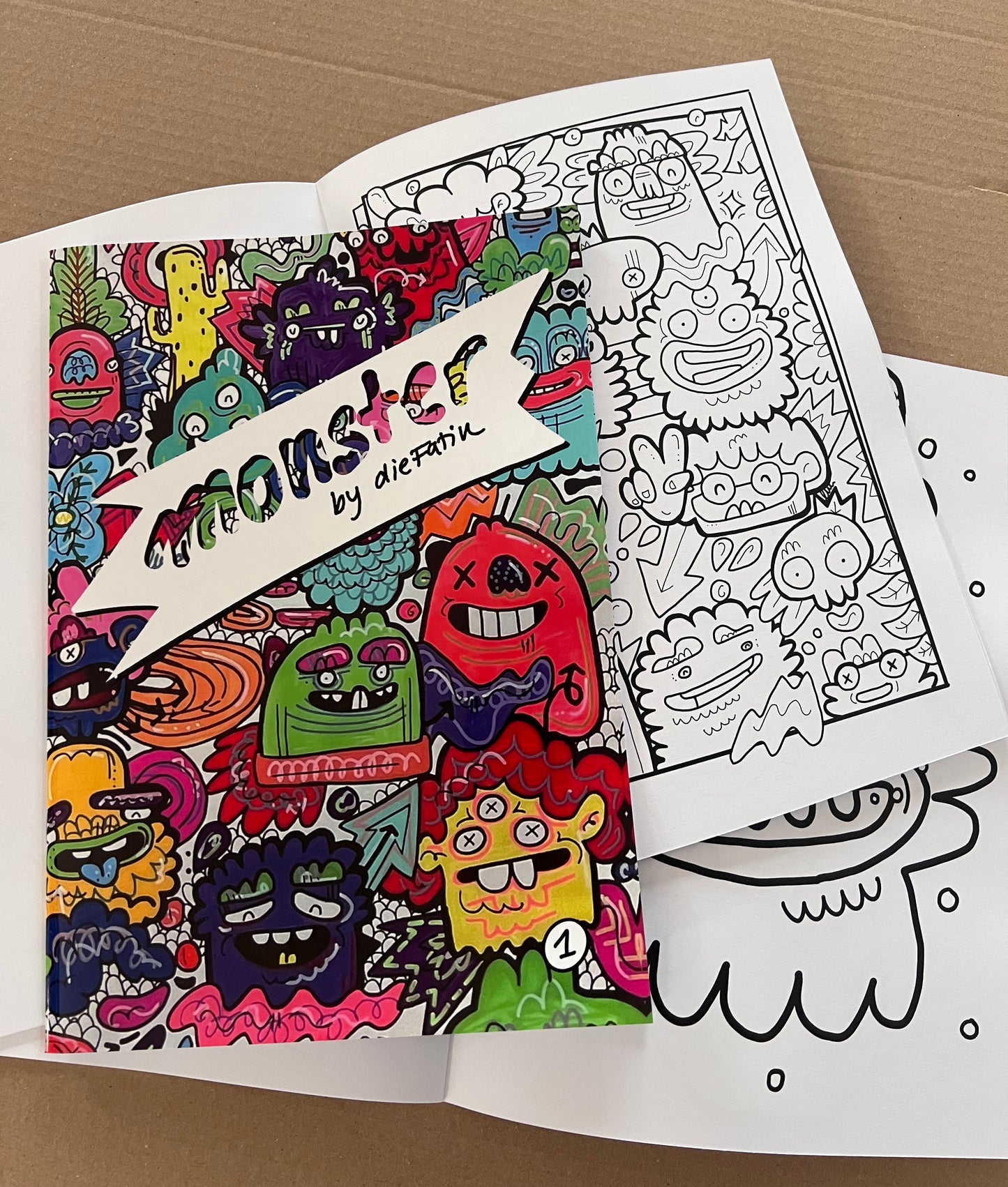 Monster Ausmalbuch Vol.1