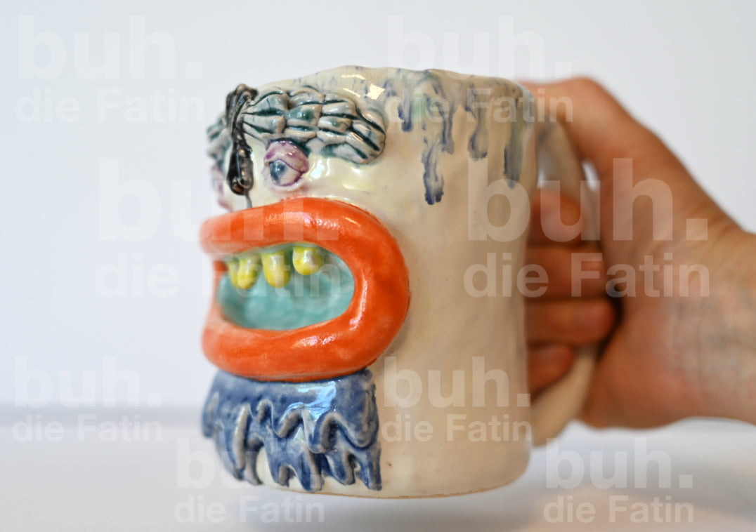 Monstertasse - handgefertigtes Unikat mit Charakter - 350ml