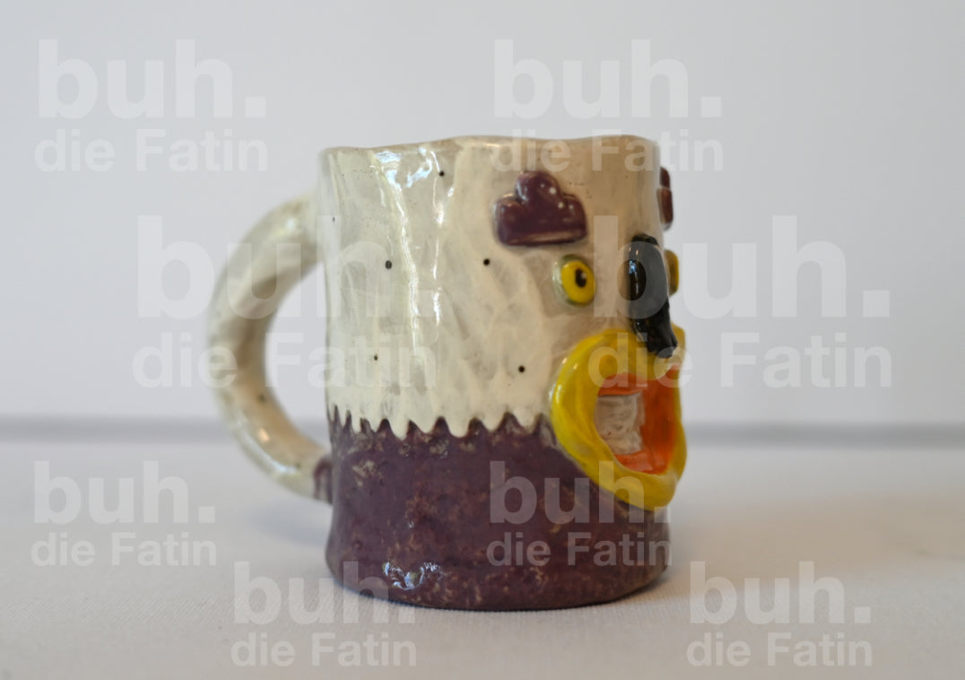 Monstertasse - handgefertigtes Unikat mit Charakter - 180 ml