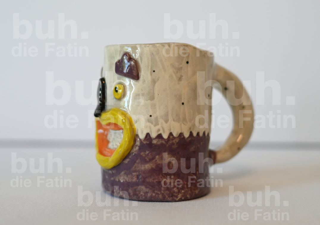 Monstertasse - handgefertigtes Unikat mit Charakter - 180 ml