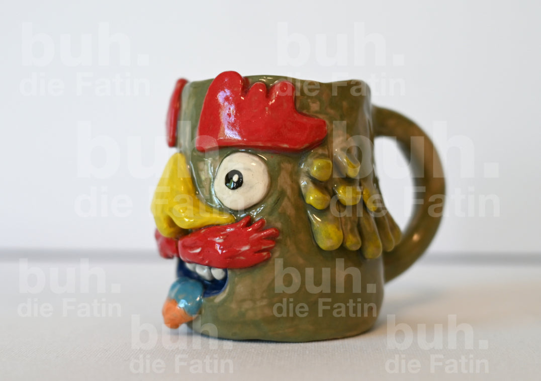 Monstertasse - handgefertigtes Unikat mit Charakter - 270 ml