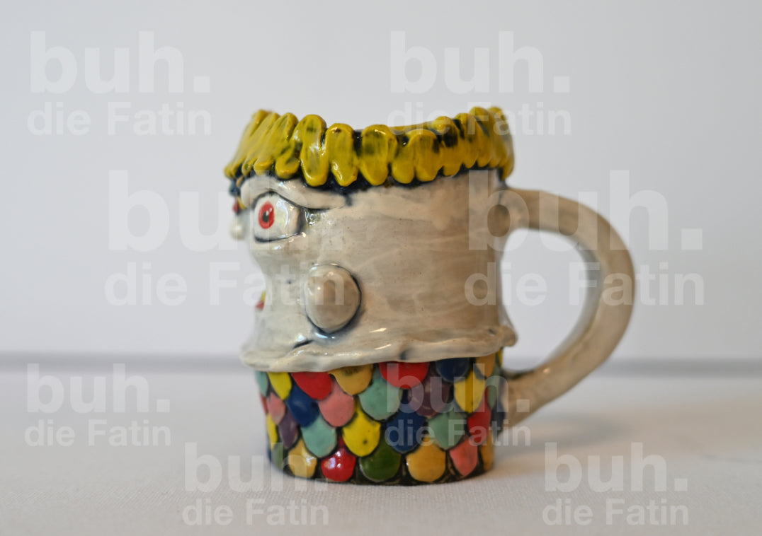 Monstertasse - handgefertigtes Unikat mit Charakter - 230 ml
