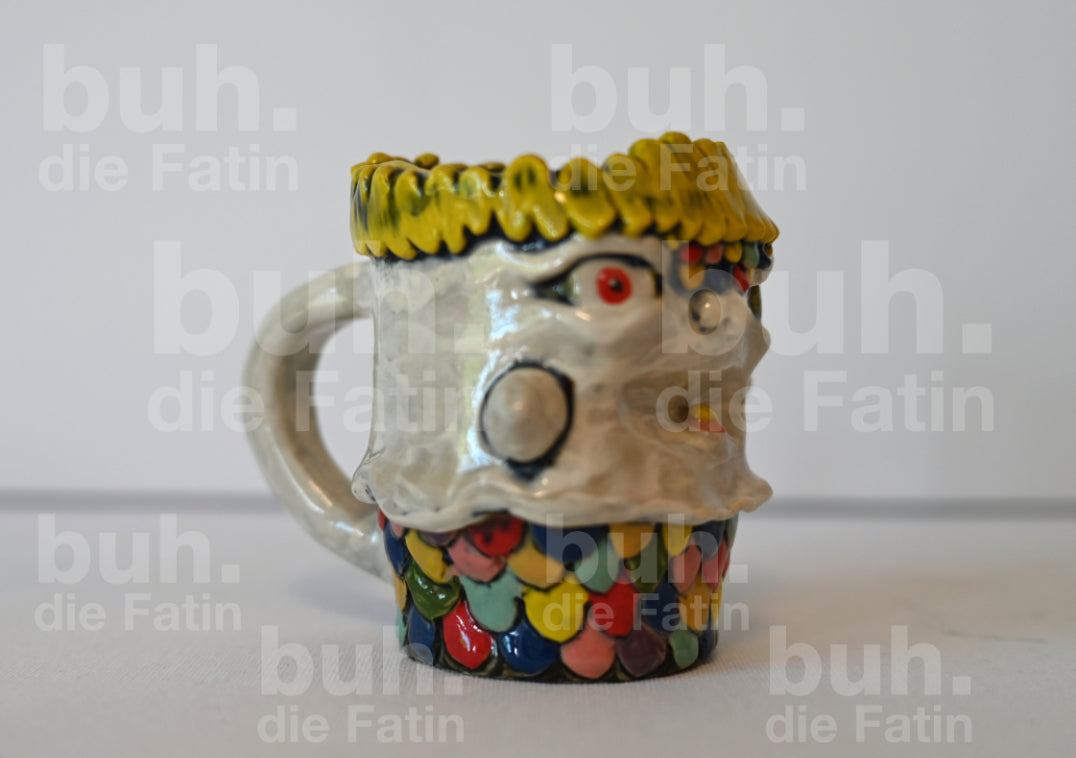 Monstertasse - handgefertigtes Unikat mit Charakter - 230 ml
