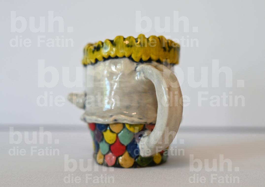 Monstertasse - handgefertigtes Unikat mit Charakter - 230 ml