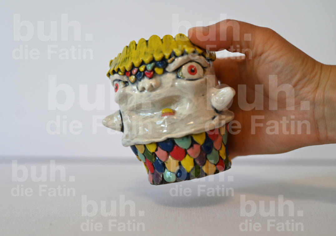 Monstertasse - handgefertigtes Unikat mit Charakter - 230 ml