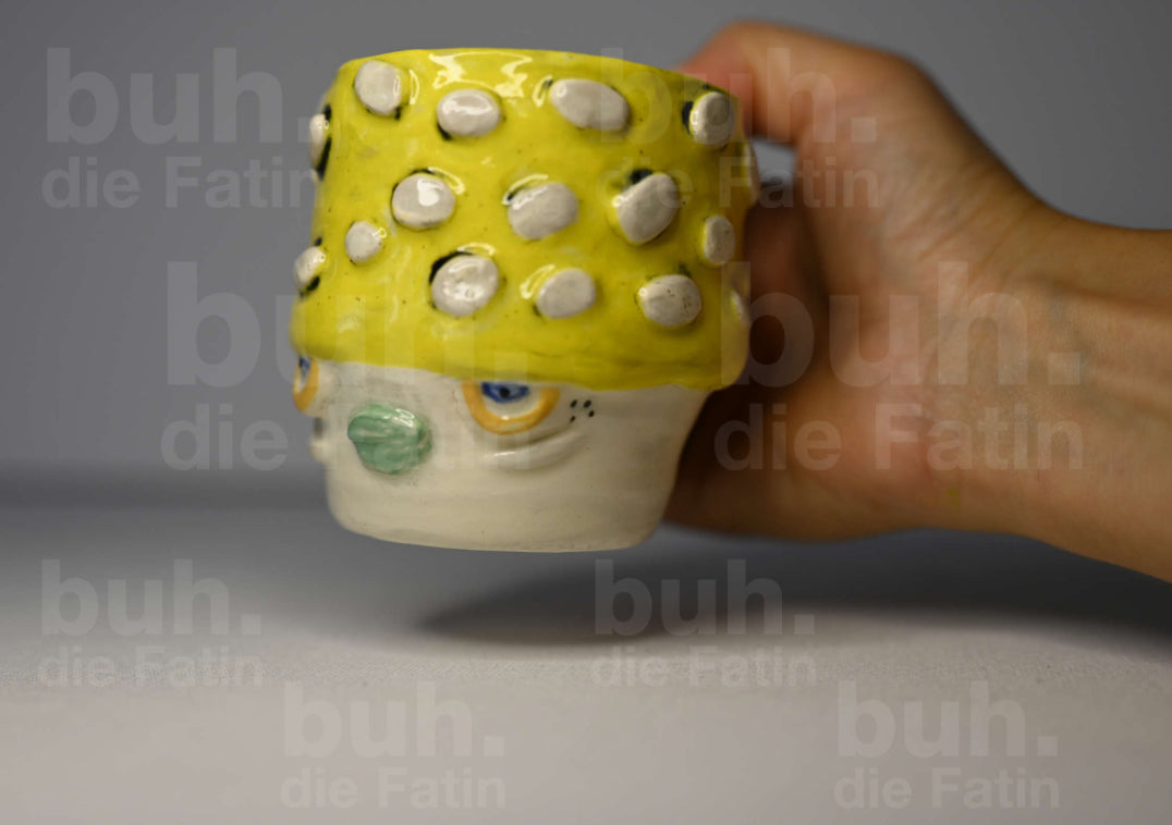 Monstertasse - handgefertigtes Unikat mit Charakter - 140 ml