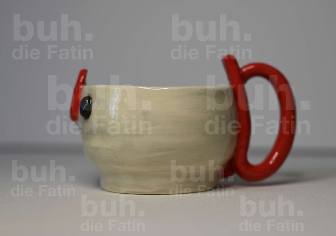 Monstertasse - handgefertigtes Unikat mit Charakter - 125 ml