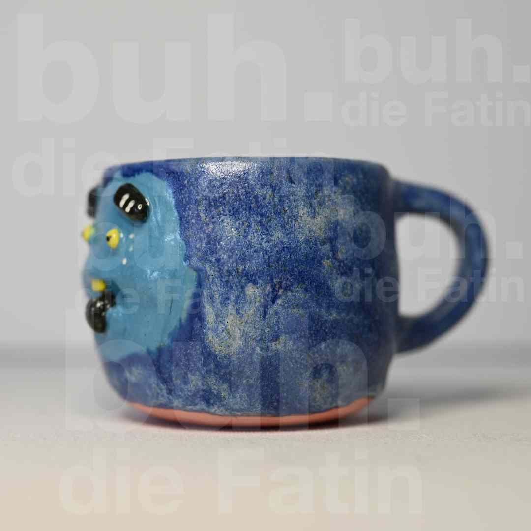 Charakter Monstertasse für Liebhaber - handgefertigtes Unikat mit Charakter - 150ml