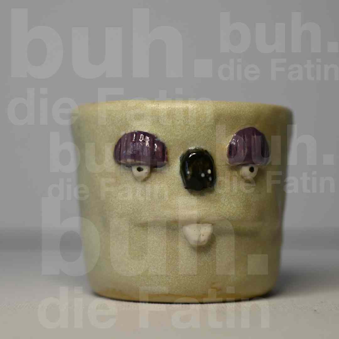 Charakter Monstertasse für Liebhaber - handgefertigtes Unikat mit Charakter - 130ml