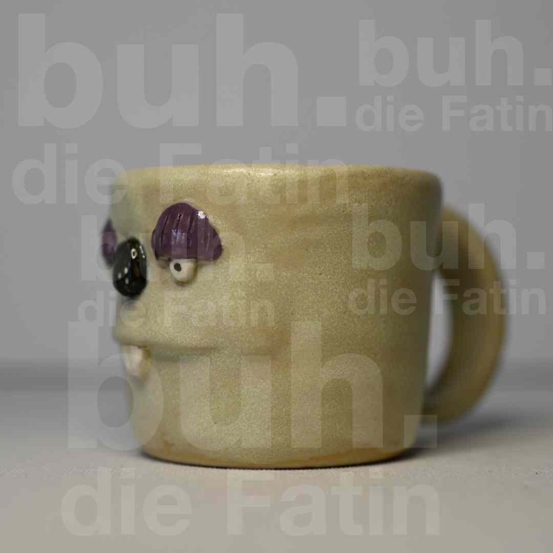 Charakter Monstertasse für Liebhaber - handgefertigtes Unikat mit Charakter - 130ml