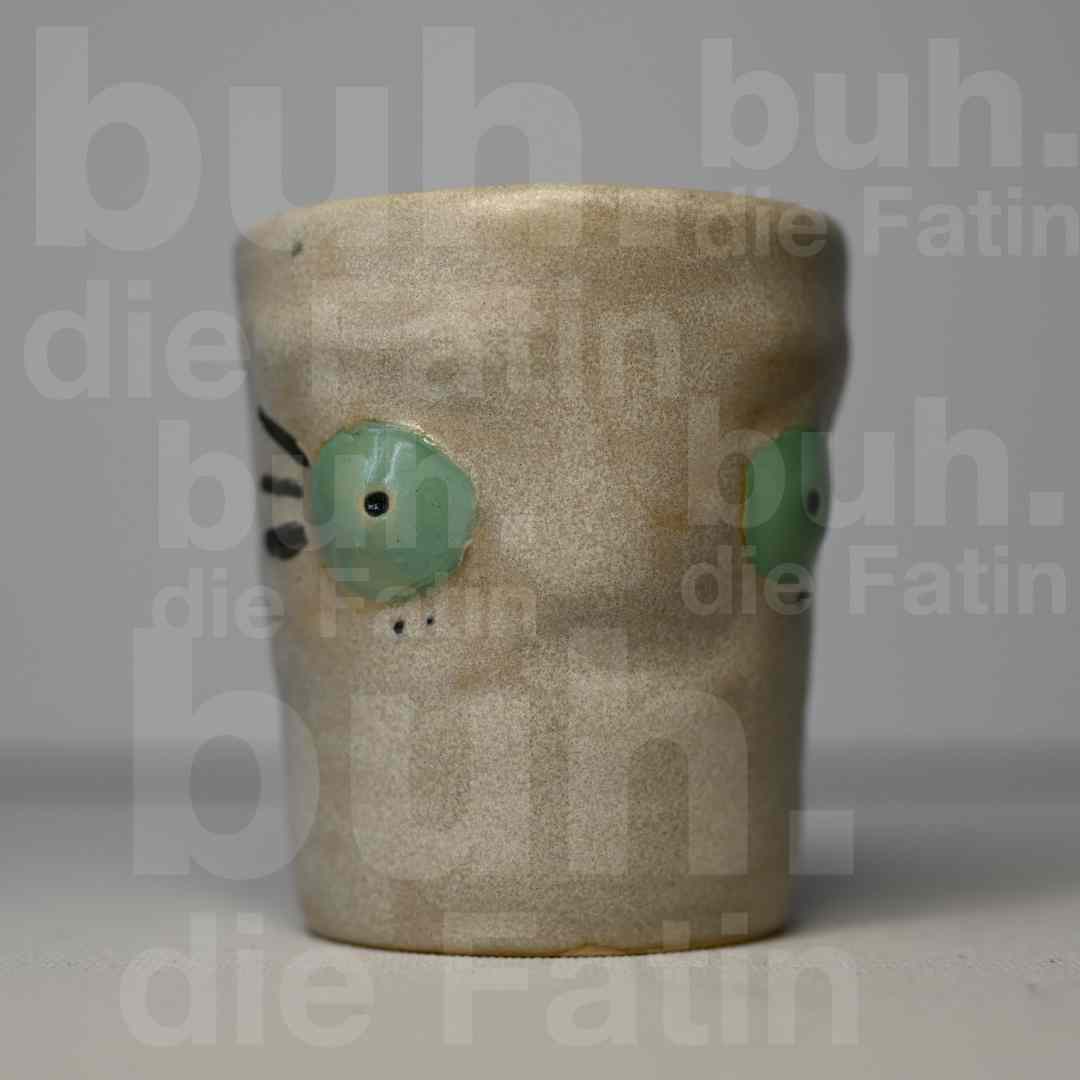 Charakter Monstertasse für Liebhaber - handgefertigtes Unikat mit Charakter - 150ml