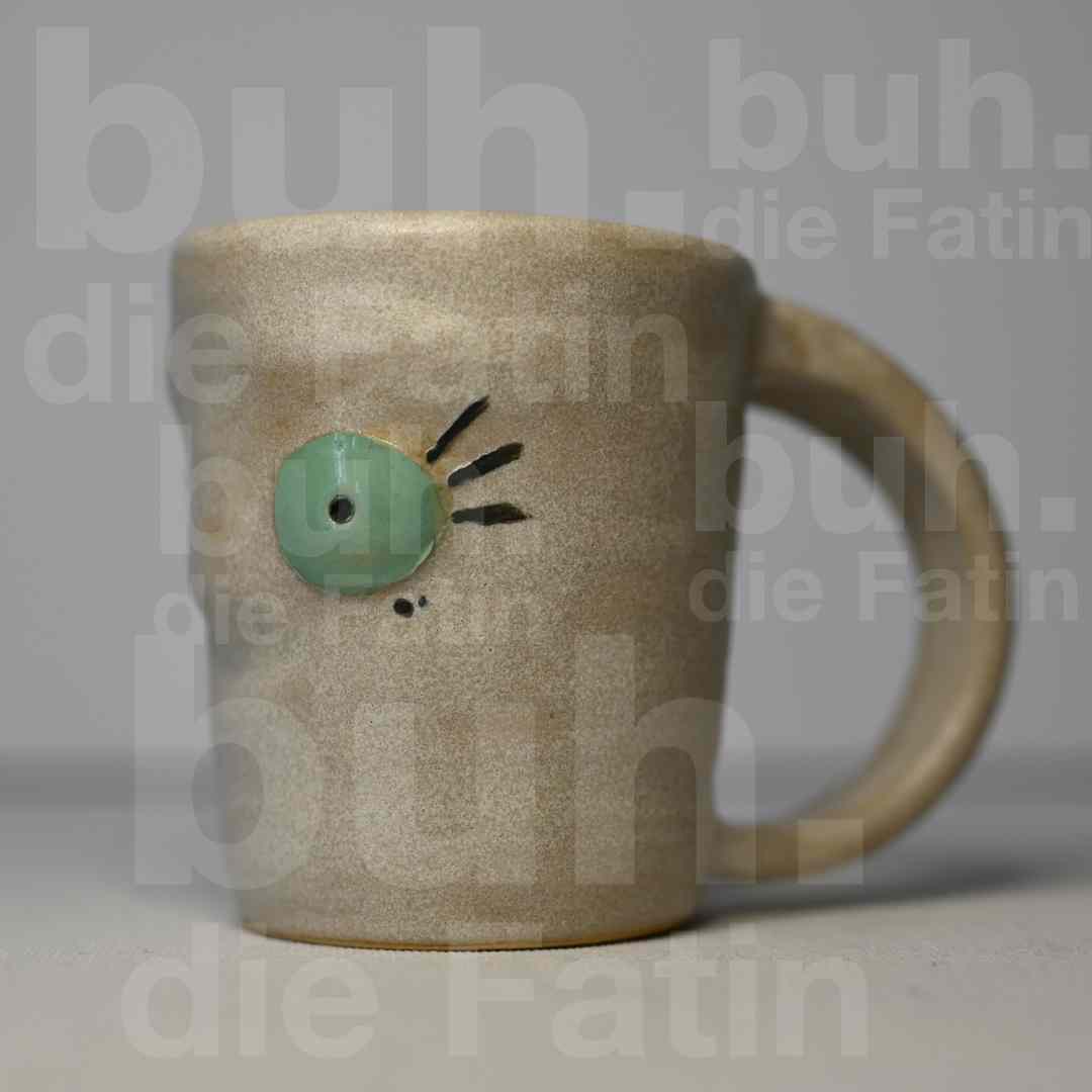 Charakter Monstertasse für Liebhaber - handgefertigtes Unikat mit Charakter - 150ml