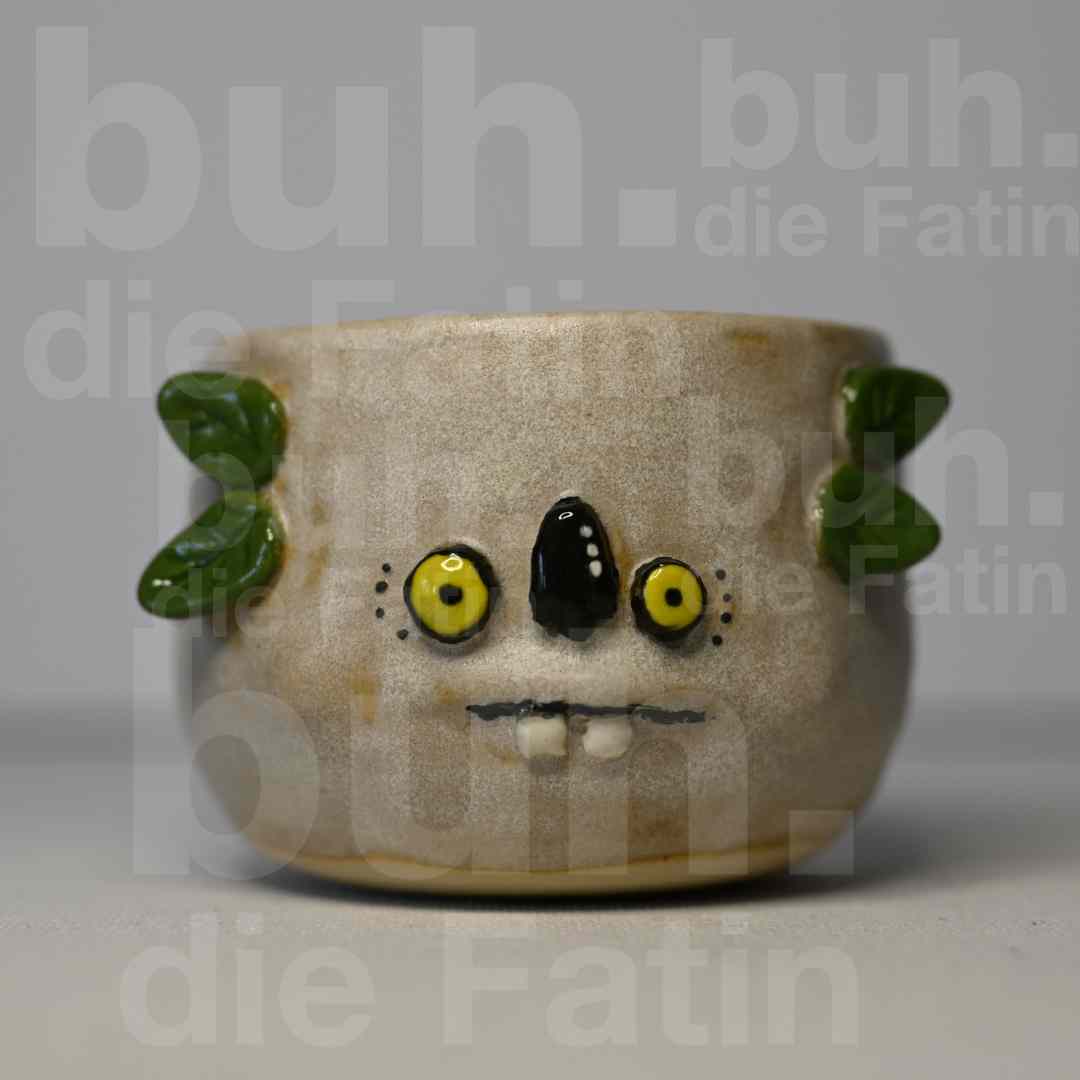 Charakter Monstertasse für Liebhaber - handgefertigtes Unikat mit Charakter - 170ml