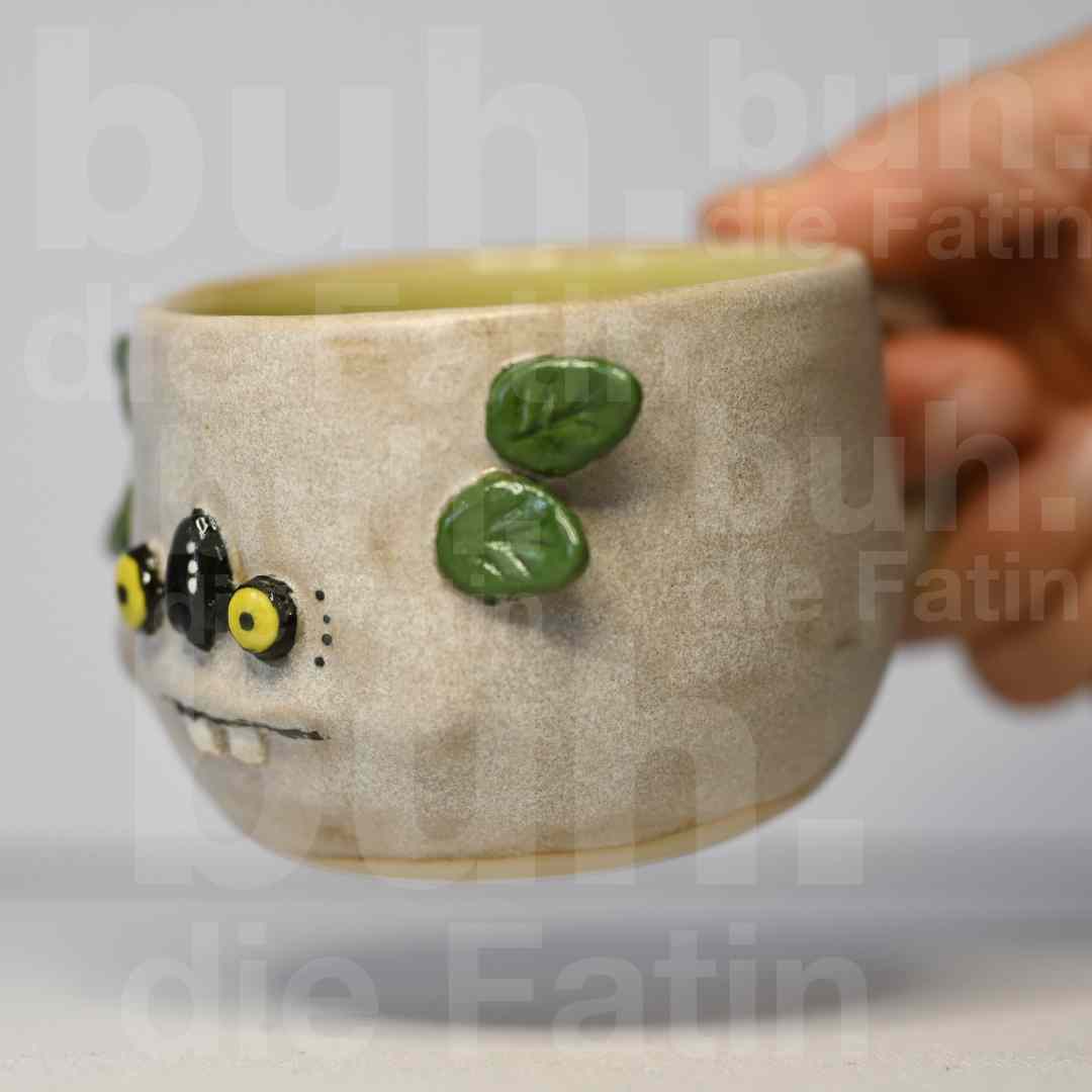 Charakter Monstertasse für Liebhaber - handgefertigtes Unikat mit Charakter - 170ml