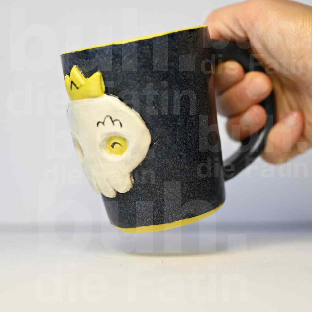 Charakter Monstertasse für Liebhaber - handgefertigtes Unikat mit Charakter - 225ml