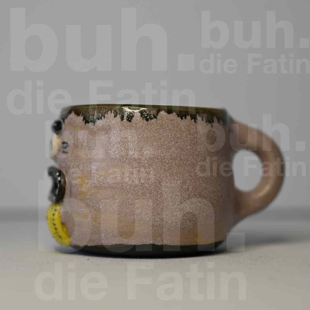 Charakter Monstertasse für Liebhaber - handgefertigtes Unikat mit Charakter - 150ml