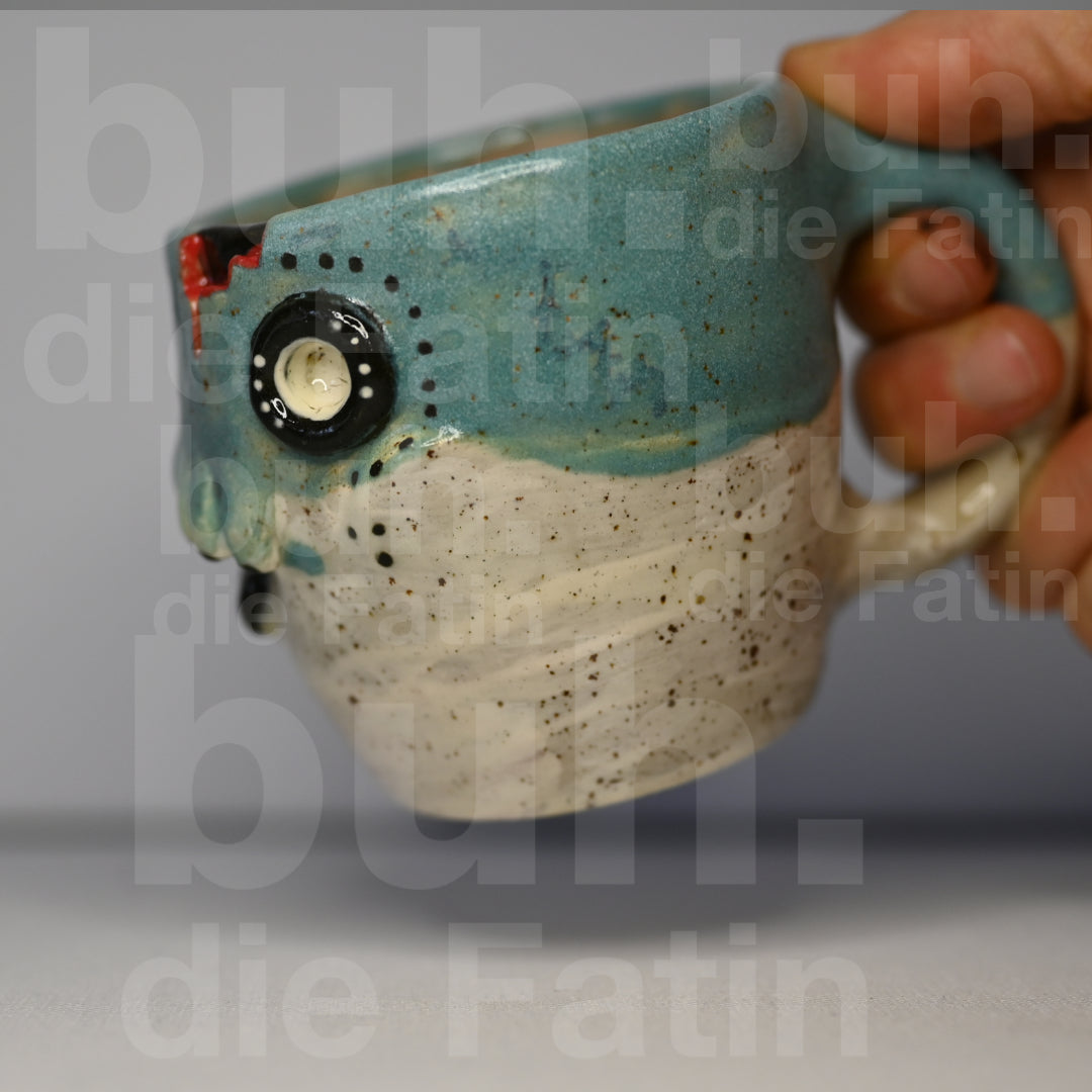 Charakter Monstertasse für Liebhaber - handgefertigtes Unikat mit Charakter