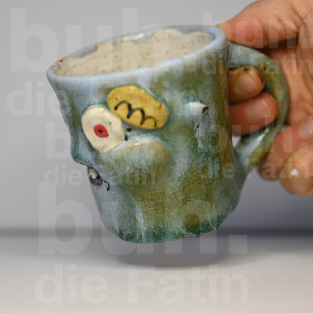 Charakter Monstertasse für Liebhaber - handgefertigtes Unikat mit Charakter