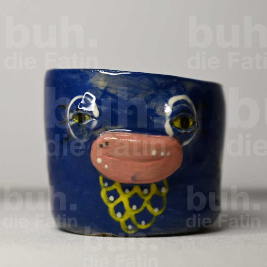 Monstertasse - handgefertigtes Unikat mit Charakter - 80ml