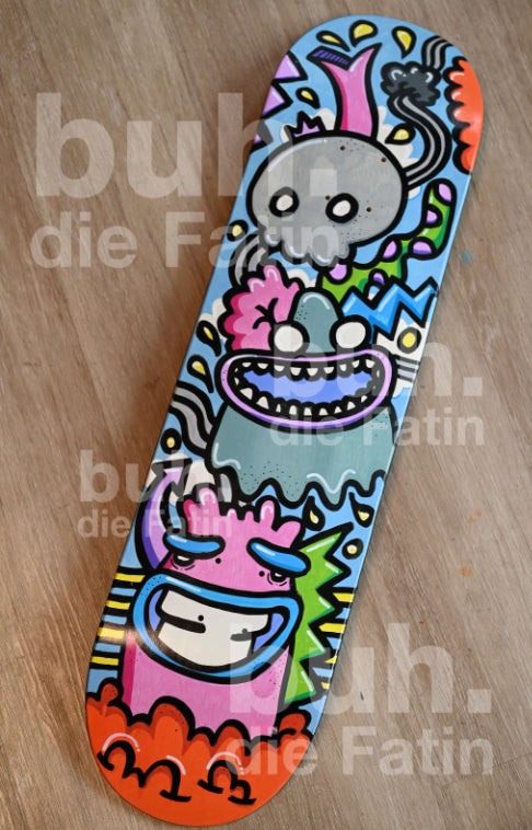 Springe Smile - Street Art fürs Wohnzimmer – oder die Halfpipe