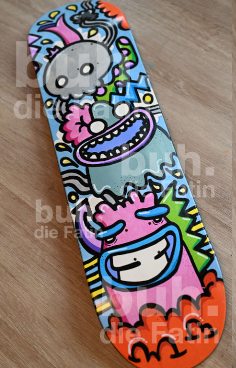 Springe Smile - Street Art fürs Wohnzimmer – oder die Halfpipe