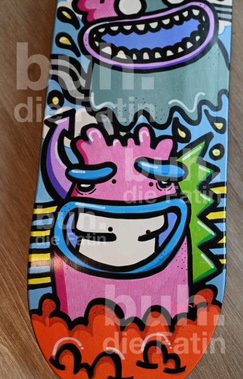 Springe Smile - Street Art fürs Wohnzimmer – oder die Halfpipe