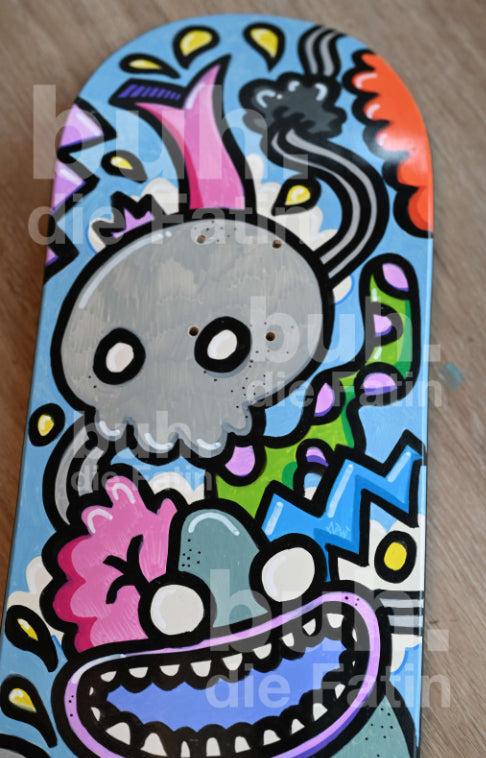 Springe Smile - Street Art fürs Wohnzimmer – oder die Halfpipe