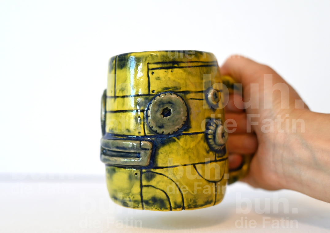 Monstertasse - handgefertigtes Unikat mit Charakter - 280 ml