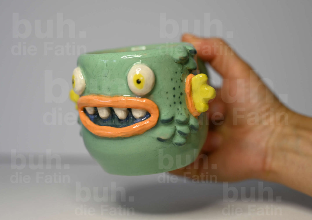 Monstertasse - handgefertigtes Unikat mit Charakter - 220 ml