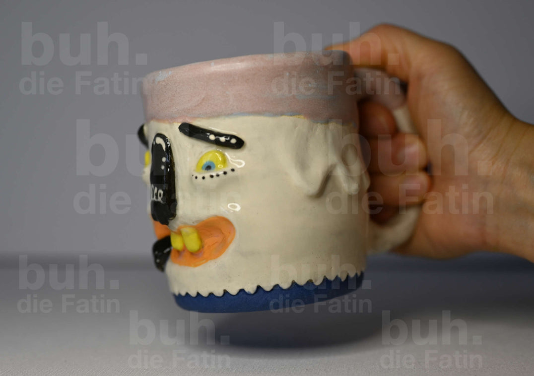Monstertasse - handgefertigtes Unikat mit Charakter - 350 ml