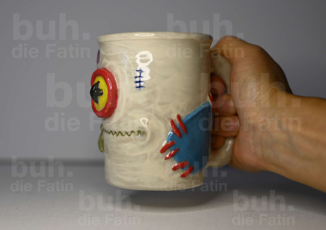 Monstertasse - handgefertigtes Unikat mit Charakter - 250 ml