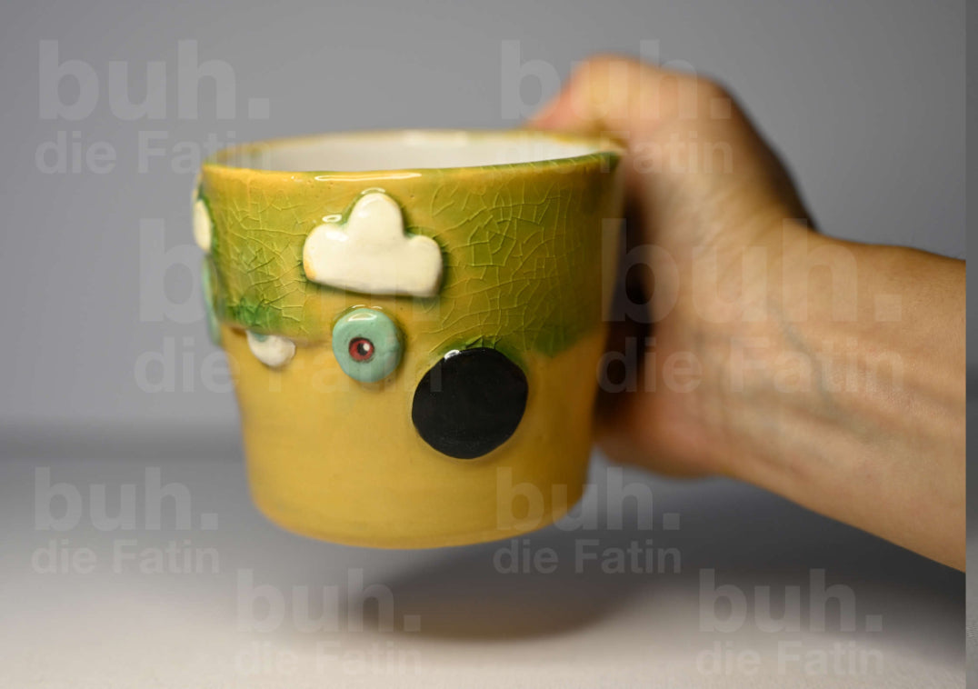 Monstertasse - handgefertigtes Unikat mit Charakter - 200 ml