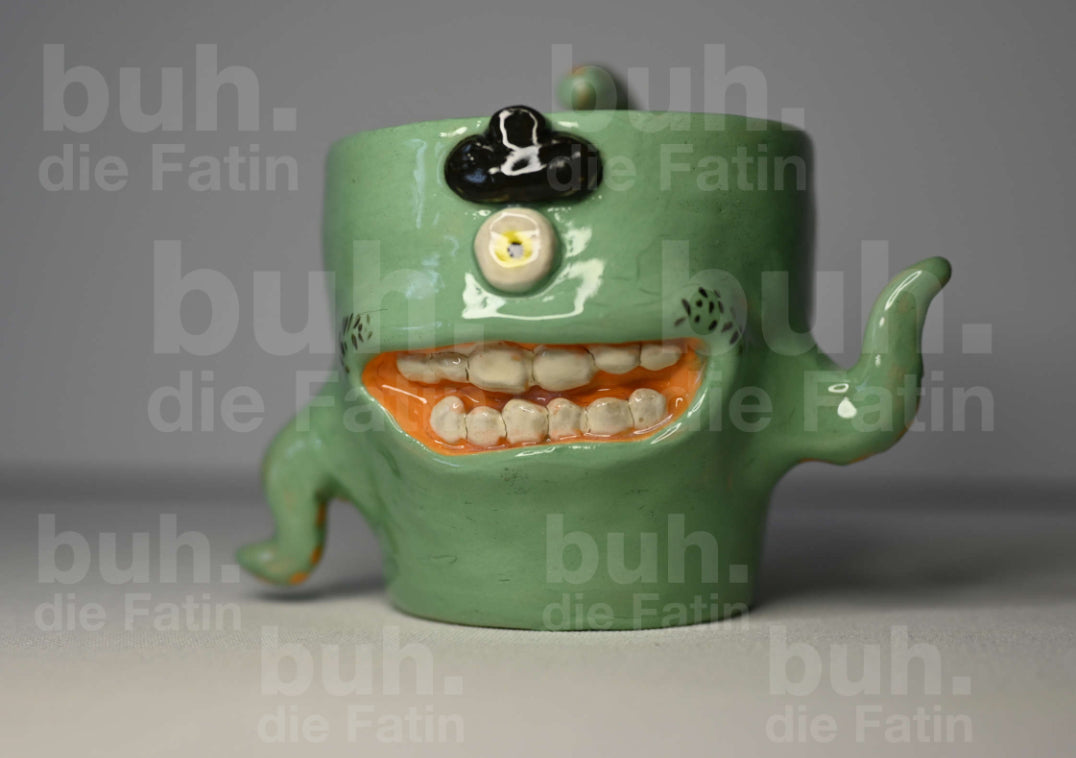 Monstertasse - handgefertigtes Unikat mit Charakter - 250 ml