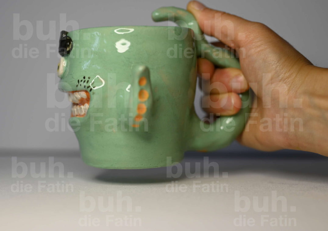 Monstertasse - handgefertigtes Unikat mit Charakter - 250 ml
