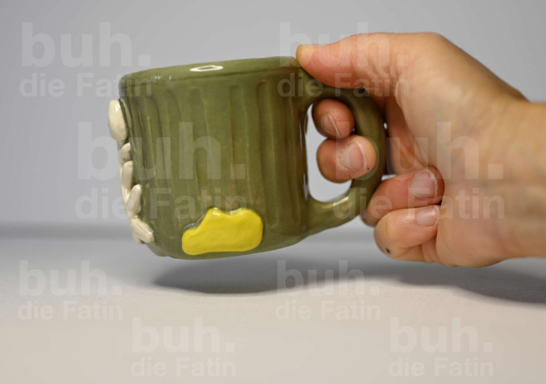 Monstertasse - handgefertigtes Unikat mit Charakter - 140 ml