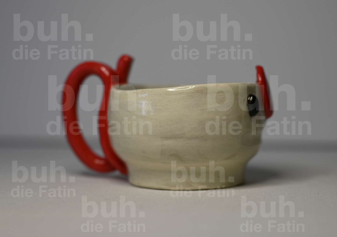 Monstertasse - handgefertigtes Unikat mit Charakter - 125 ml