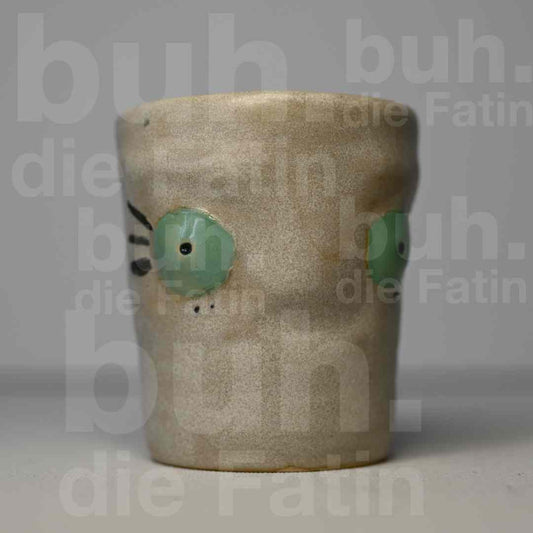 Charakter Monstertasse für Liebhaber - handgefertigtes Unikat mit Charakter - 150ml