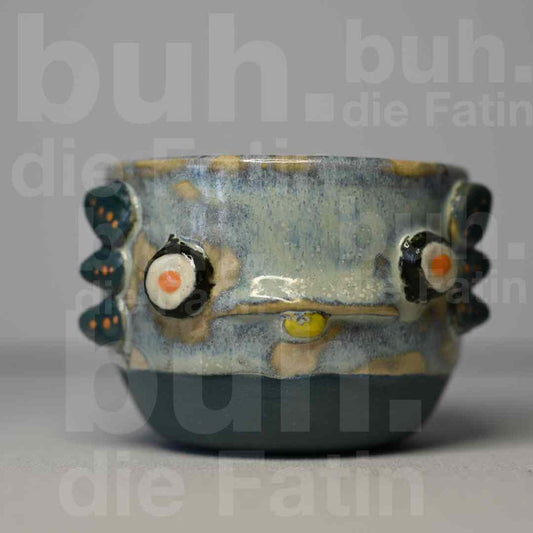 Charakter Monstertasse für Liebhaber - handgefertigtes Unikat mit Charakter - 150ml