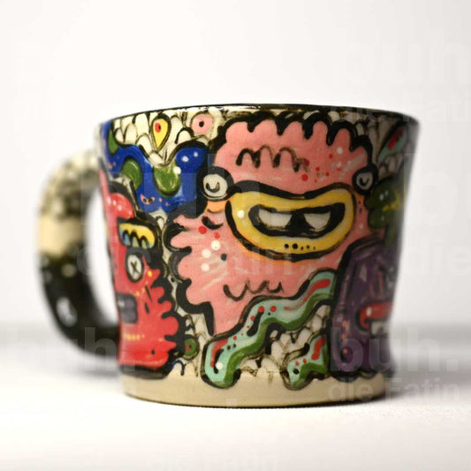 Monstertasse - handgefertigtes Unikat mit Charakter - 180ml